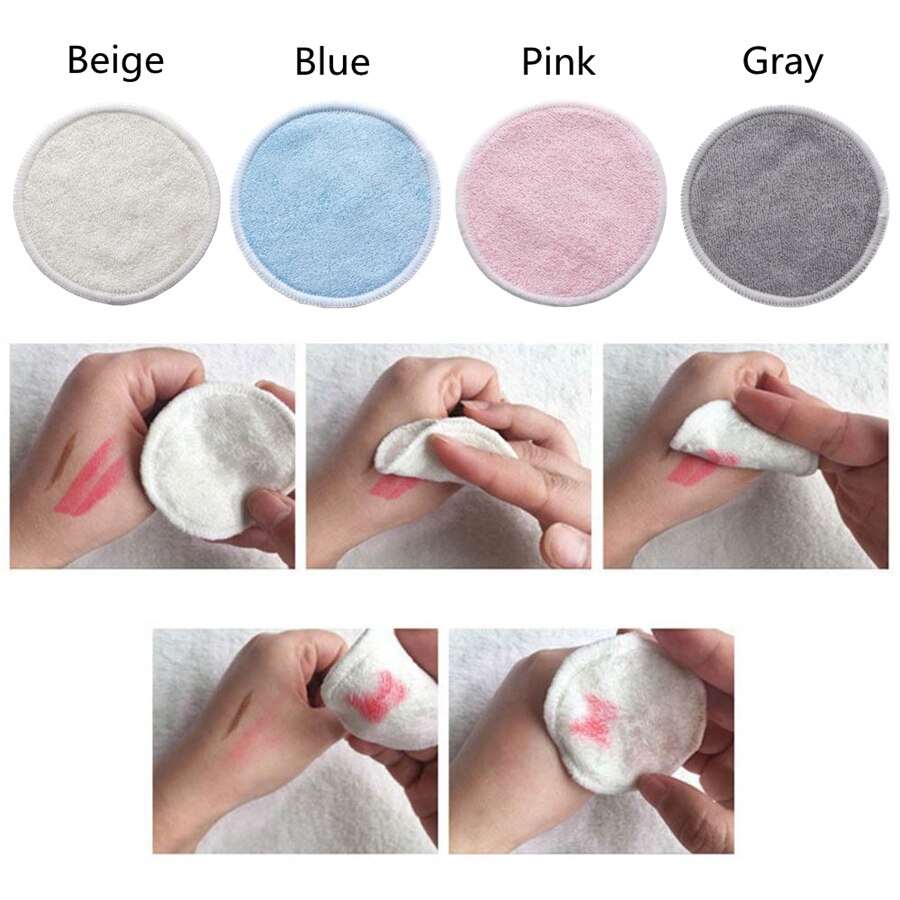 Reusable Bamboo Makeup Remover Pads 12pcs